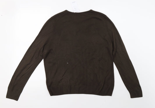 Marks and Spencer Womens Brown   Pullover Sweatshirt Size 14