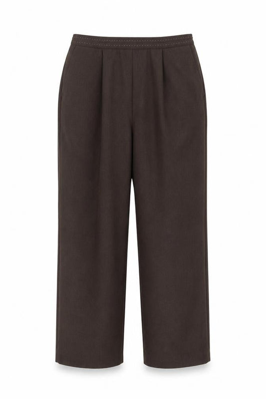 BM Womens Brown   Trousers  Size 14 L24.5 in