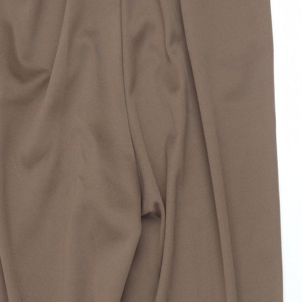 BM Womens Brown   Trousers  Size 14 L25 in
