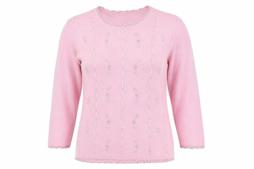 Fay Louise Womens Pink   Pullover Jumper One Size