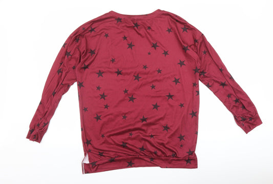Preworn Womens Pink   Pullover Sweatshirt Size M