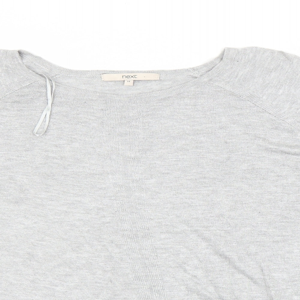 NEXT Womens Grey   Pullover Jumper Size 14