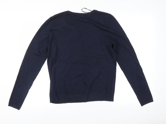 987 Womens Blue   Pullover Jumper Size M