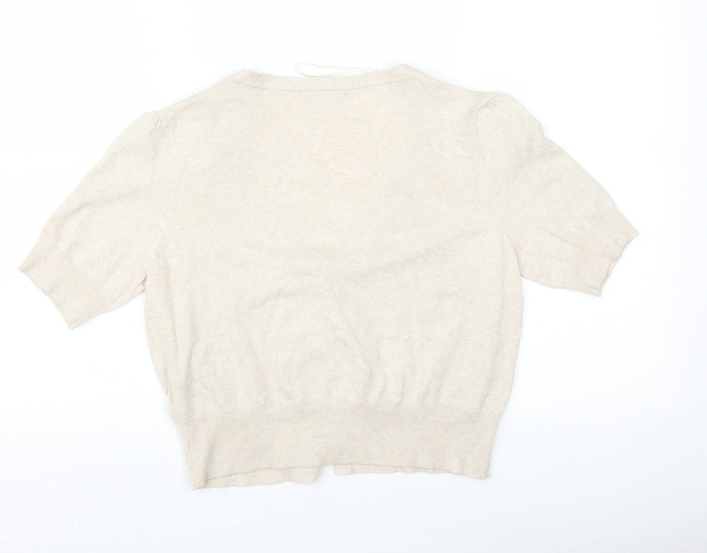 F&F Womens Beige   Cardigan Jumper Size 16