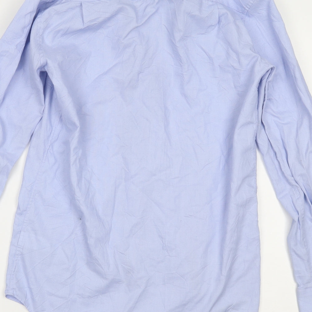 NEXT Mens Blue    Button-Up Size 14.5