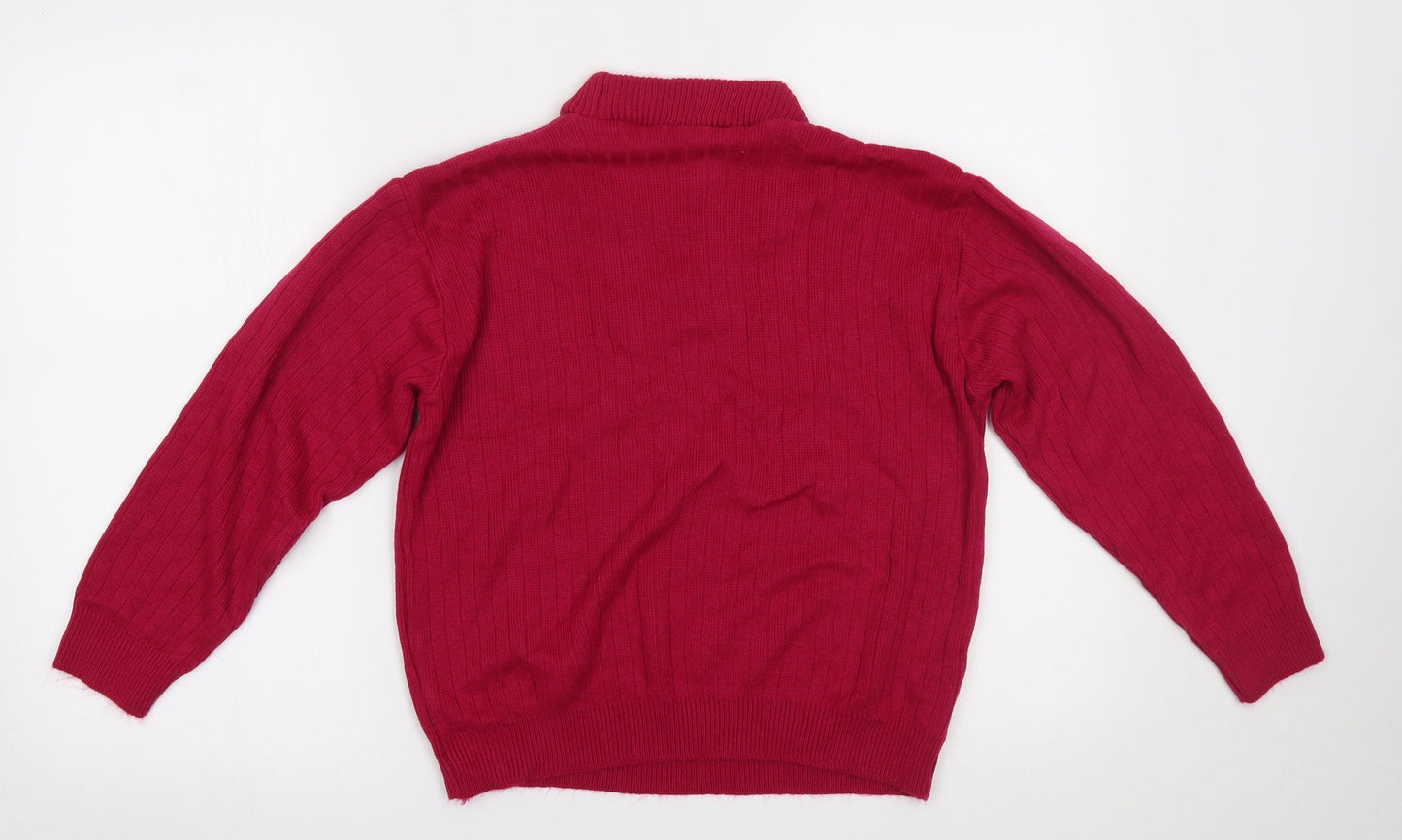 Preworn Womens Pink   Pullover Jumper Size 16