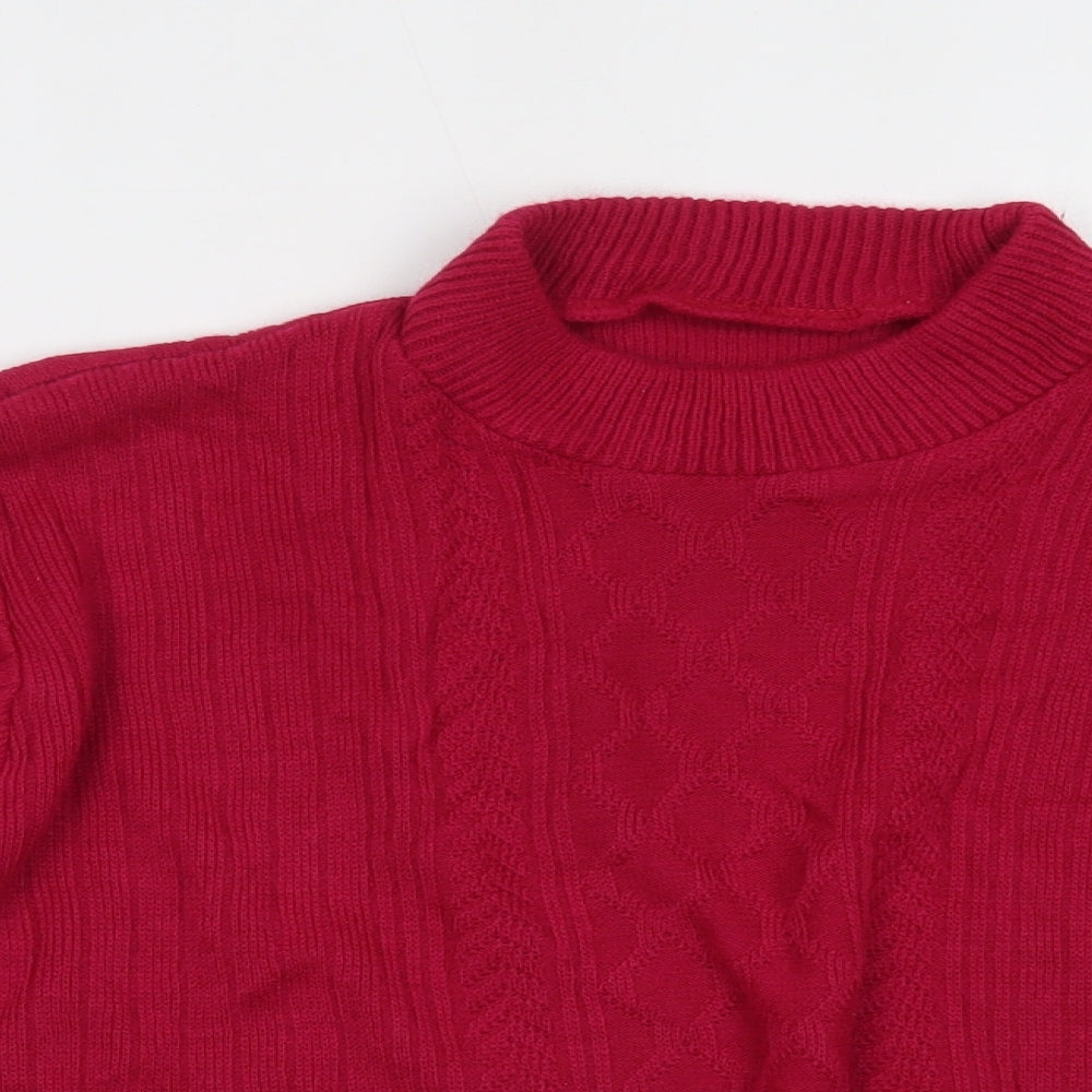 Preworn Womens Pink   Pullover Jumper Size 16