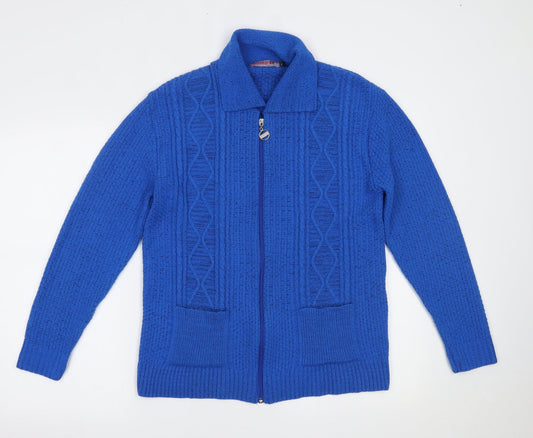 Glimpse Womens Blue   Jacket  Size M