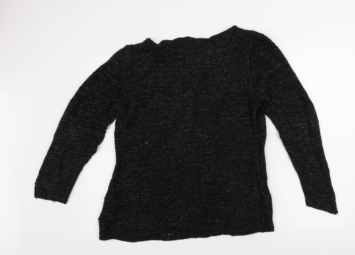 Yessica  Womens Black   Pullover Jumper Size XL