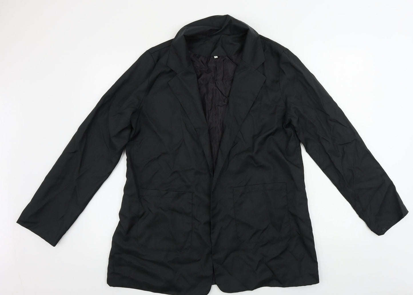 Preworn  Womens Black   Jacket Blazer Size XL
