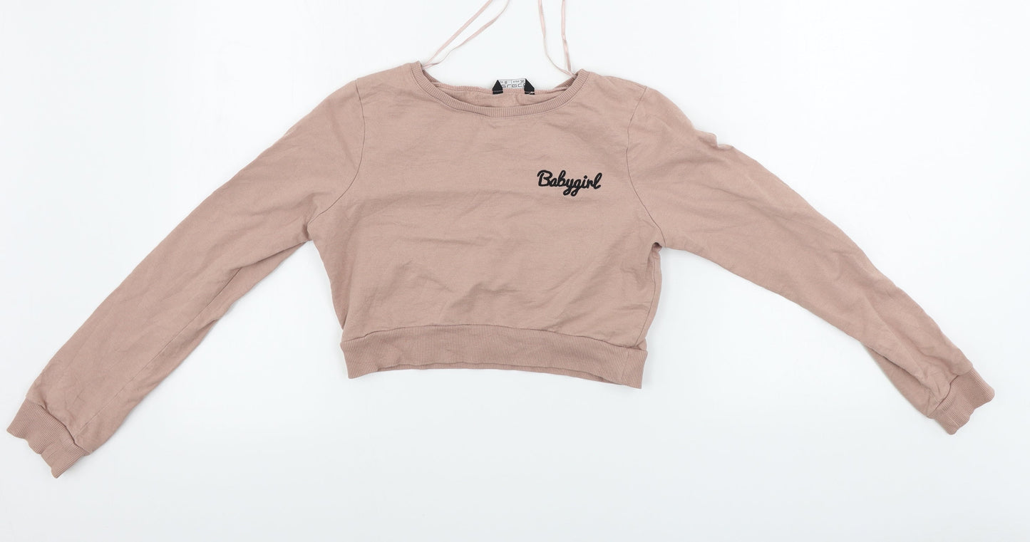 Select  Womens Pink   Pullover Jumper Size 8