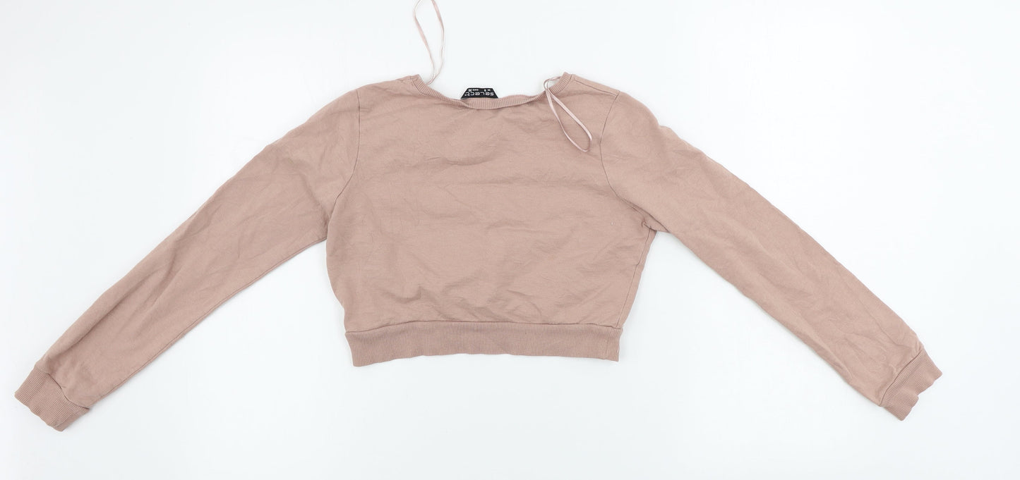 Select  Womens Pink   Pullover Jumper Size 8