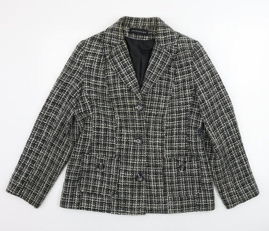 Wardrobe  Womens Beige Check  Jacket Blazer Size 14