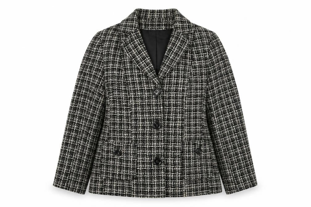 Wardrobe  Womens Beige Check  Jacket Blazer Size 14