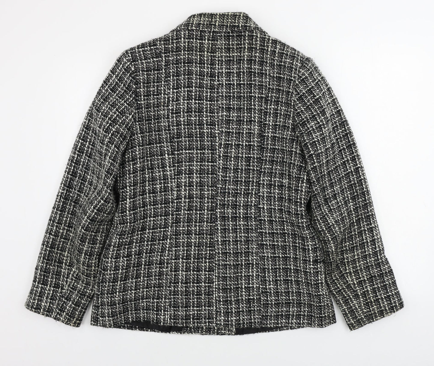 Wardrobe  Womens Beige Check  Jacket Blazer Size 14