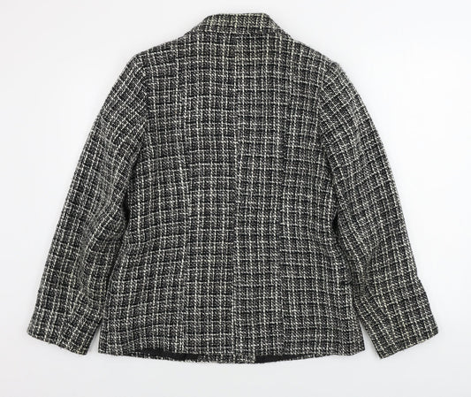 Wardrobe  Womens Beige Check  Jacket Blazer Size 14
