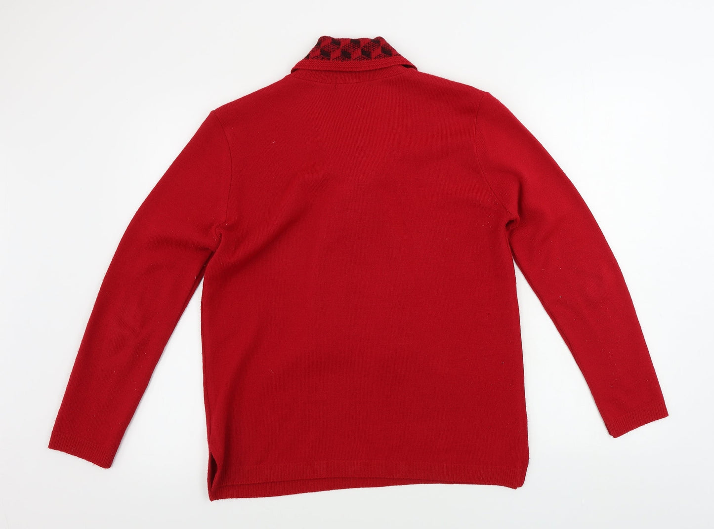 MONIQUE  Womens Red   Pullover Jumper Size M