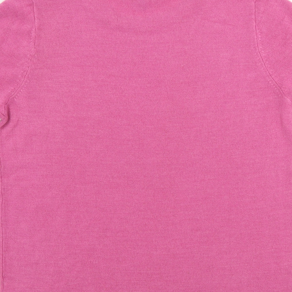 love knitwear    Womens Pink   Basic T-Shirt Size 10