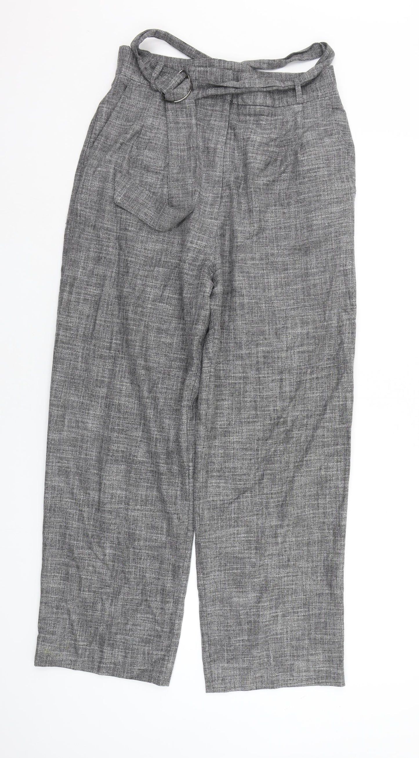 Light Before Dark Womens Grey   Trousers  Size M L27 in - BELTED