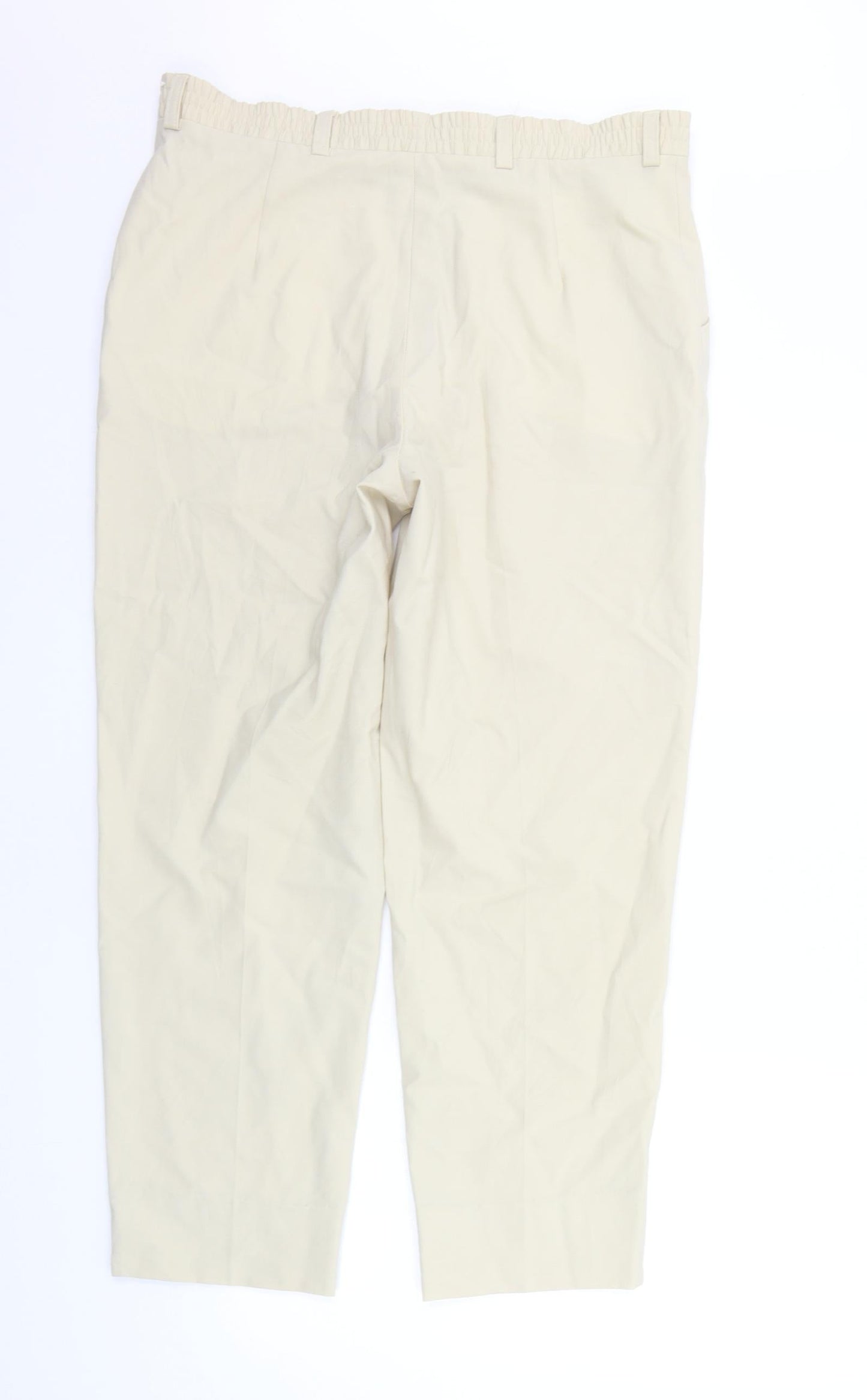 Wichele Womens Beige   Trousers  Size 16 L28 in
