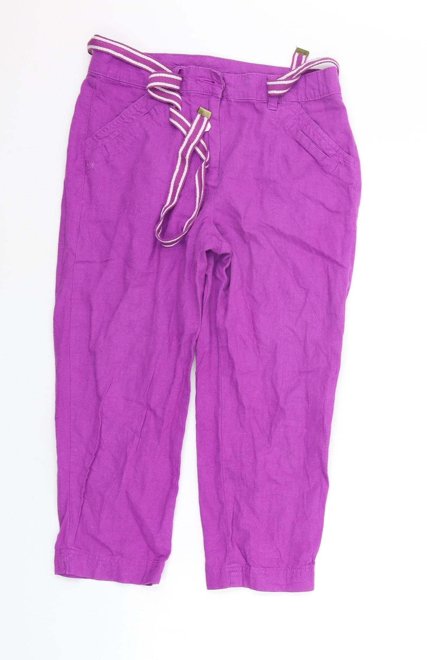 BHS Womens Purple   Trousers  Size 8 L20 in