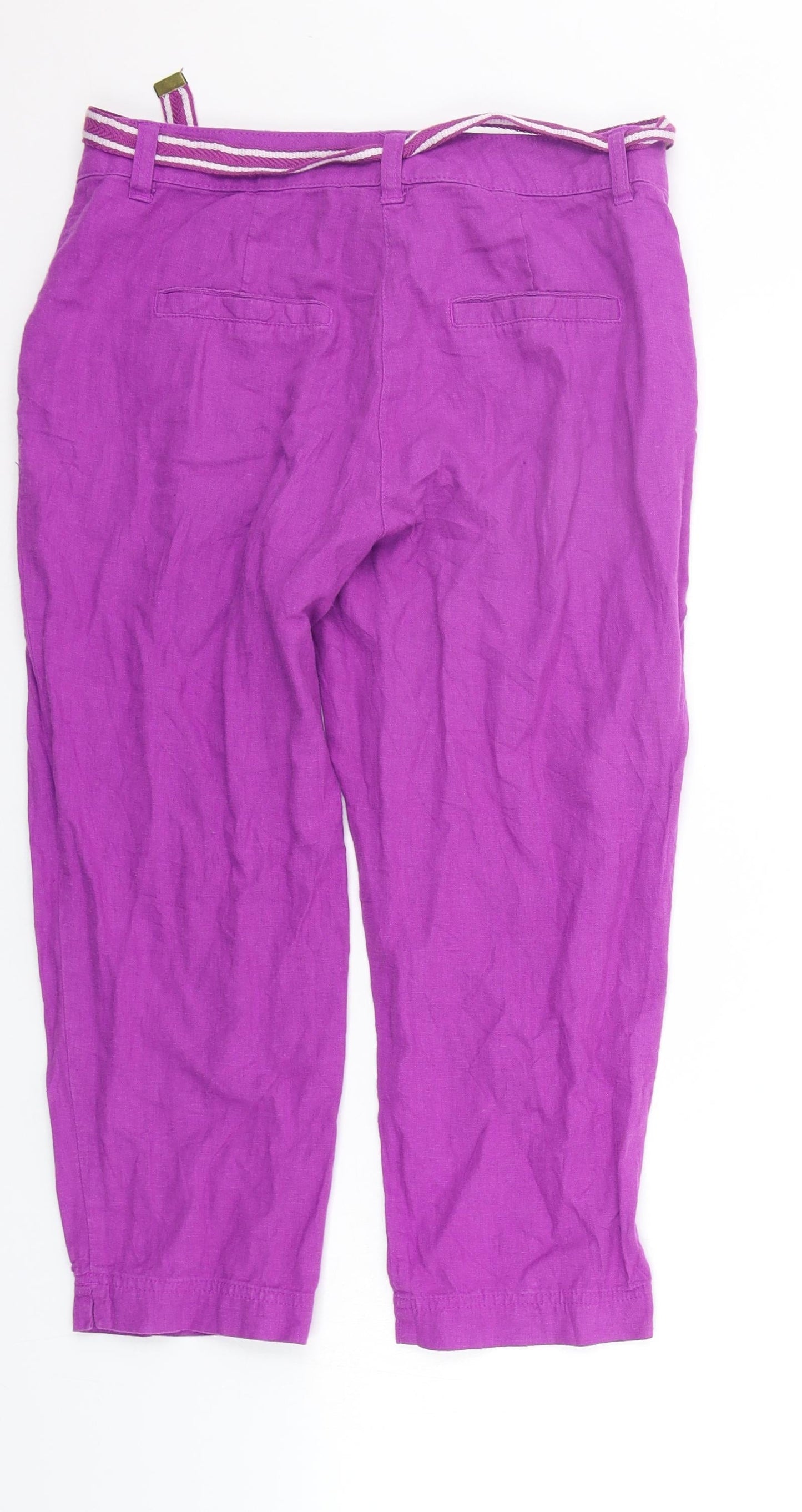 BHS Womens Purple   Trousers  Size 8 L20 in
