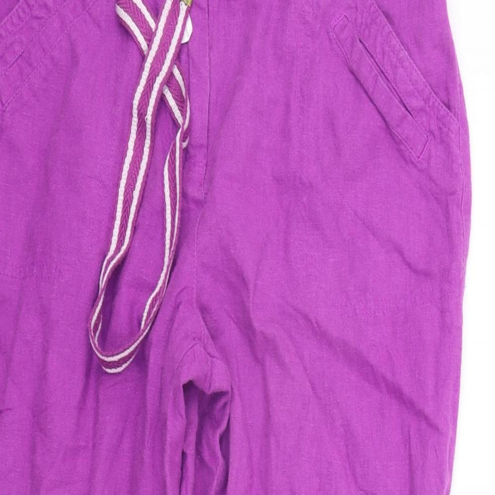 BHS Womens Purple   Trousers  Size 8 L20 in