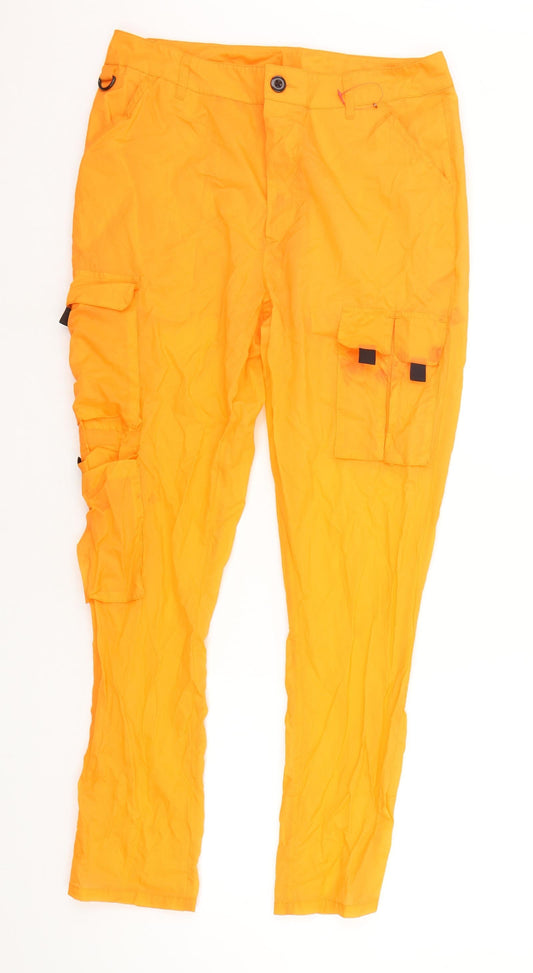 Preworn Womens Orange   Trousers  Size 32 in L32 in