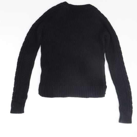 Gap Girls Black   Pullover Jumper Size L
