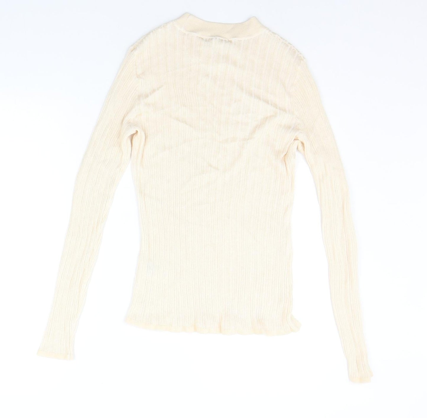 H&M Womens Beige   Pullover Jumper Size M