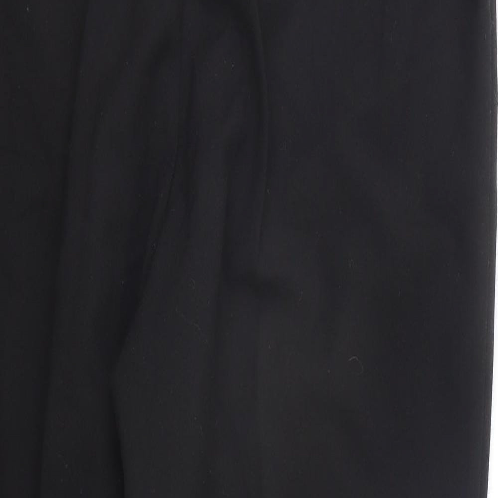 Preworn Womens Black   Trousers  Size 14 L26 in