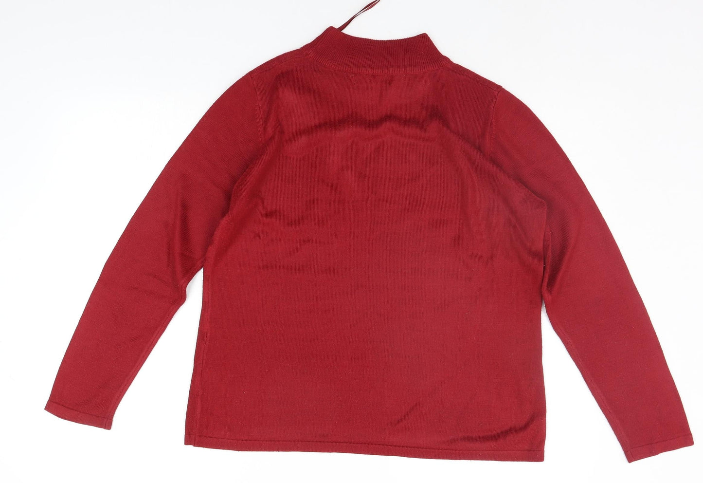 BONMARCHE Womens Red   Pullover Jumper Size S