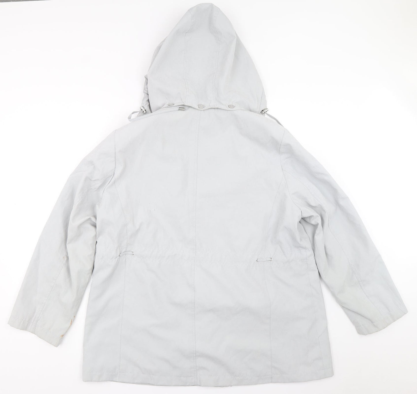 BM Womens Grey   Overcoat Coat Size L
