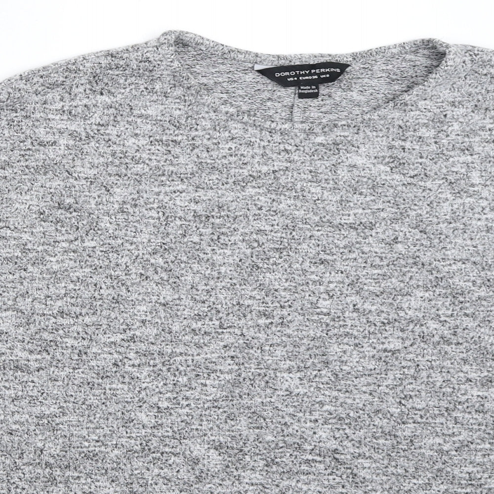 Dorothy Perkins Womens Grey   Pullover Jumper Size 8