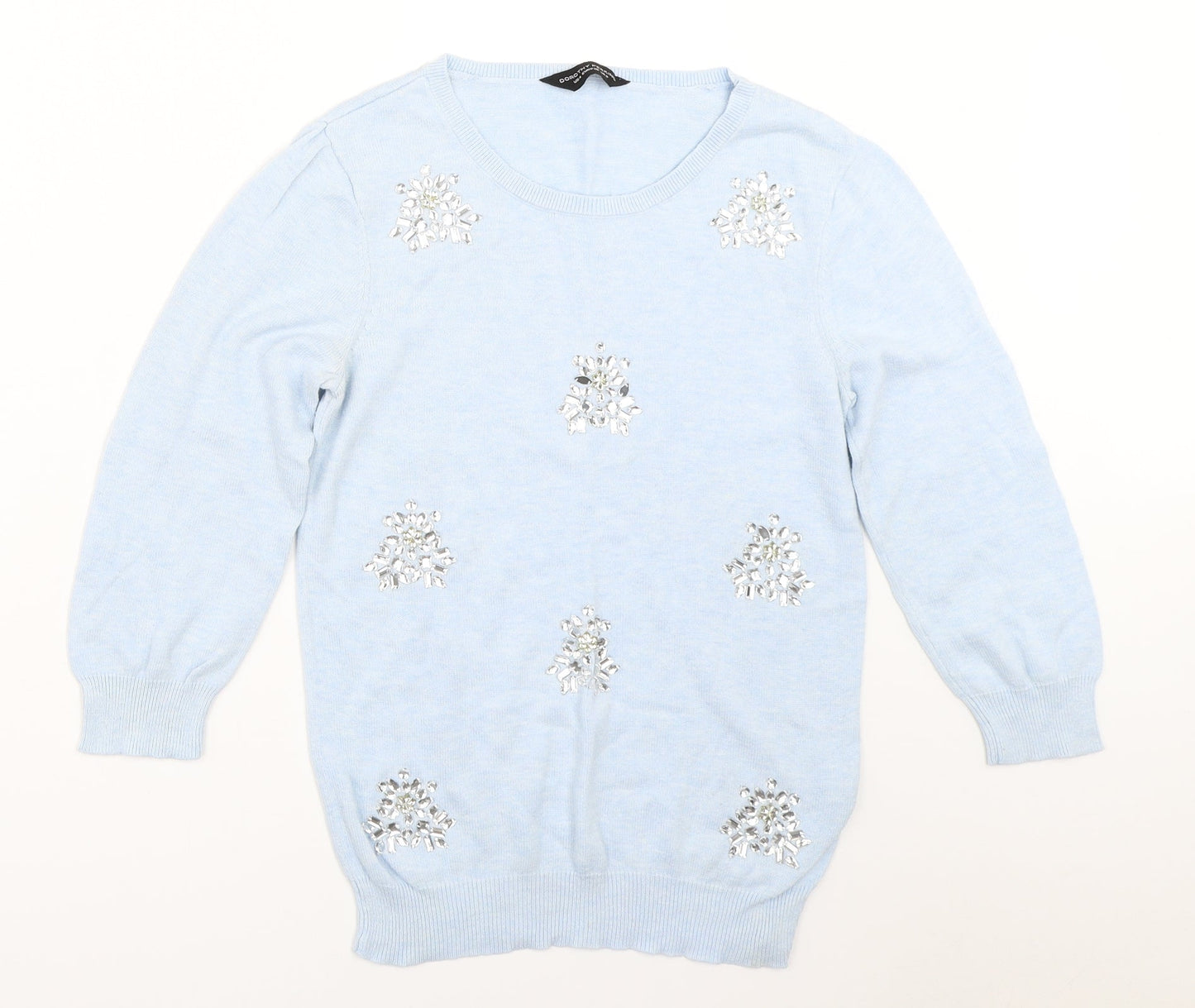 Dorothy Perkins Womens Blue   Pullover Jumper Size 8