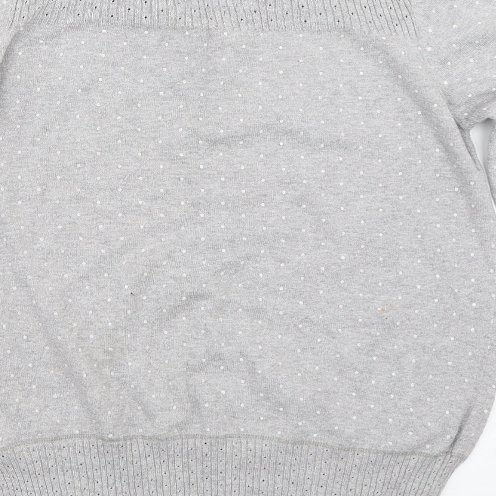 Marks and Spencer Womens Grey   Pullover Jumper Size 2XS