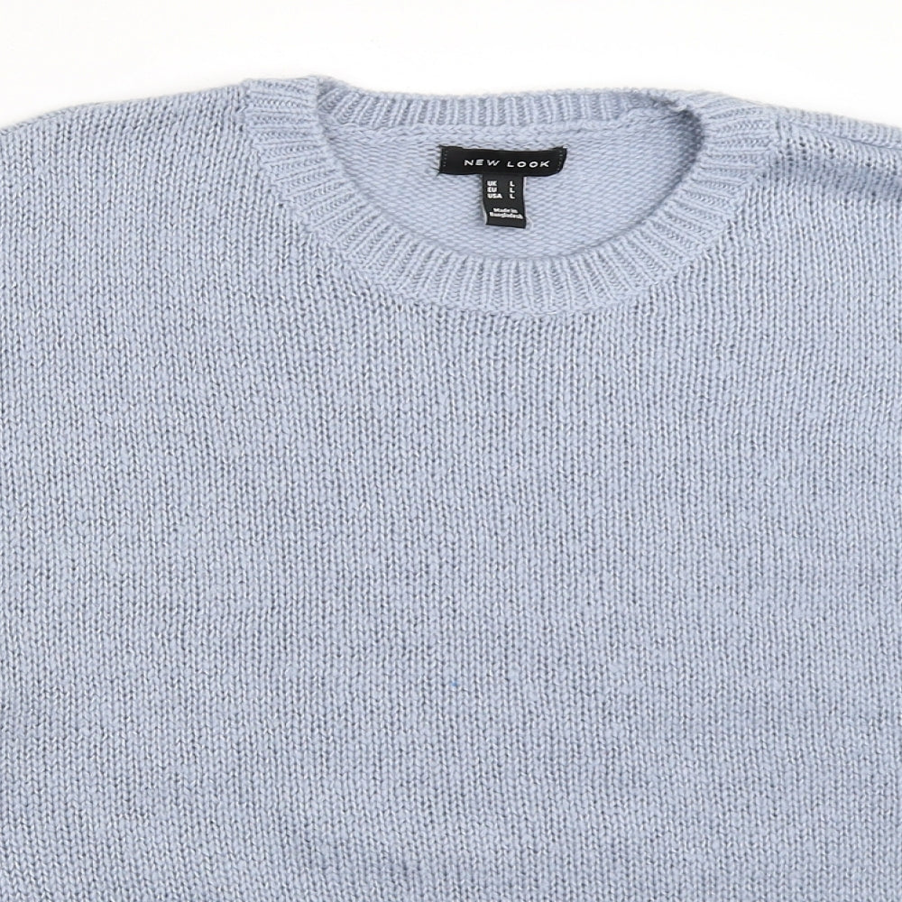 New Look Womens Blue   Pullover Jumper Size L