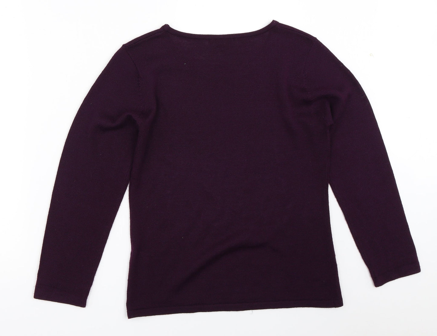 Sky Designs Womens Purple   Pullover Jumper Size S