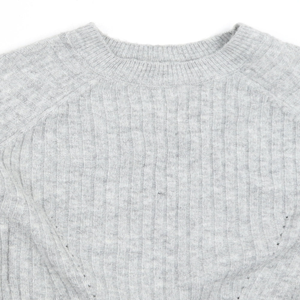 Topshop Womens Grey   Pullover Jumper Size 4