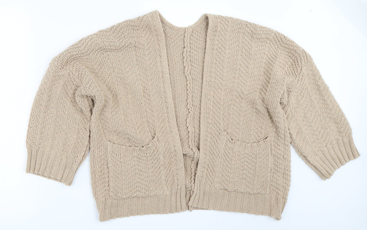 Preworn Womens Beige   Cardigan Jumper Size M
