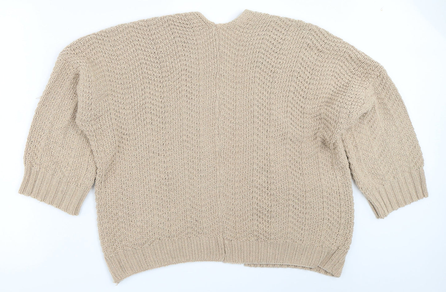 Preworn Womens Beige   Cardigan Jumper Size M