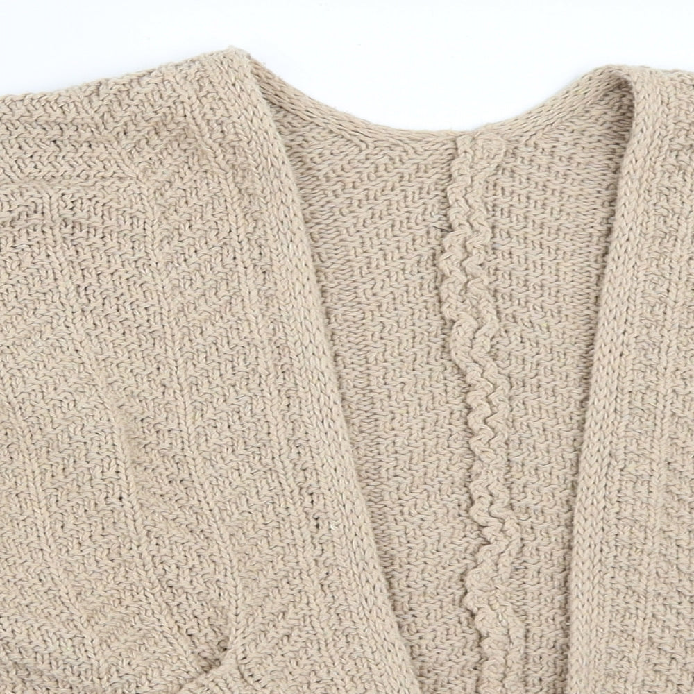 Preworn Womens Beige   Cardigan Jumper Size M