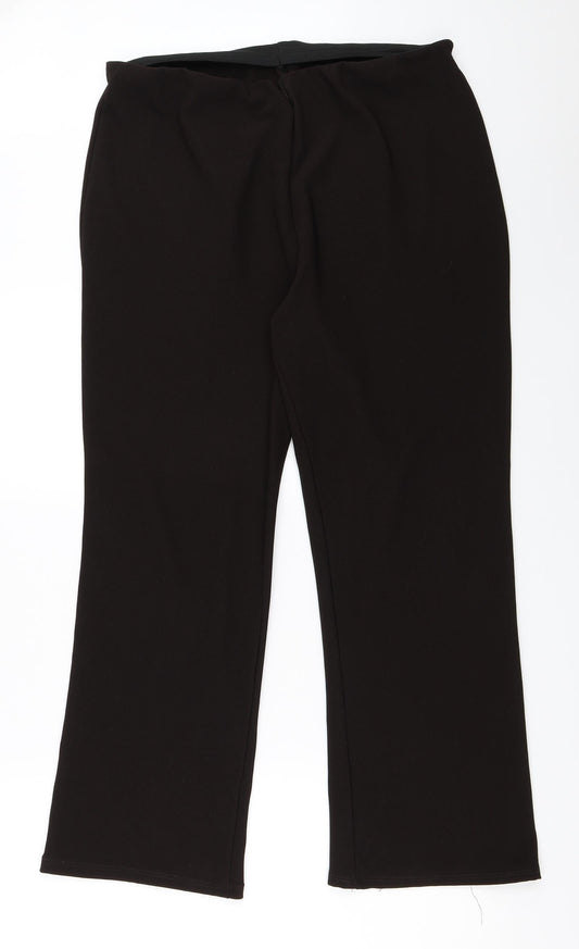 Preworn Womens Brown   Trousers  Size 20 L25.5 in