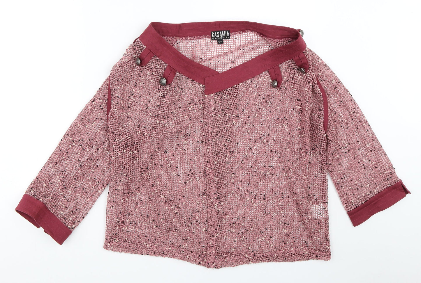 Casamia Womens Pink   Cardigan Jumper Size S