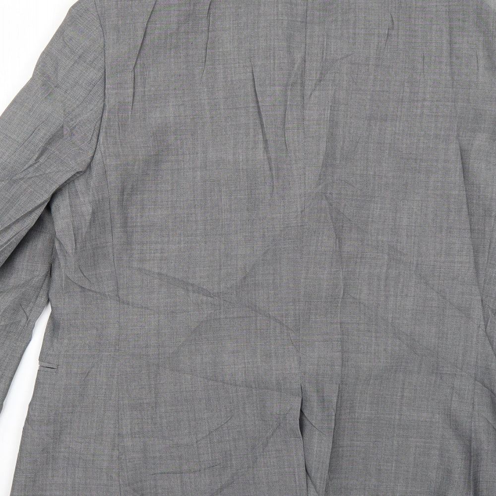 Topman Mens Grey   Jacket Suit Jacket