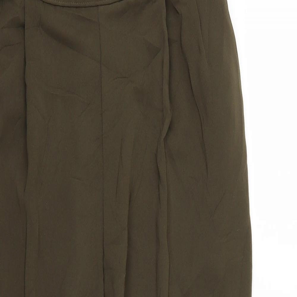 Marks and Spencer Womens Green   Trousers  Size 16 L23 in