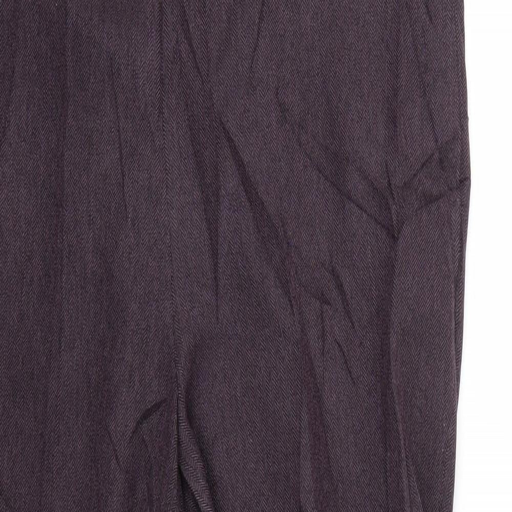 Classics Womens Purple   Trousers  Size 14 L24 in