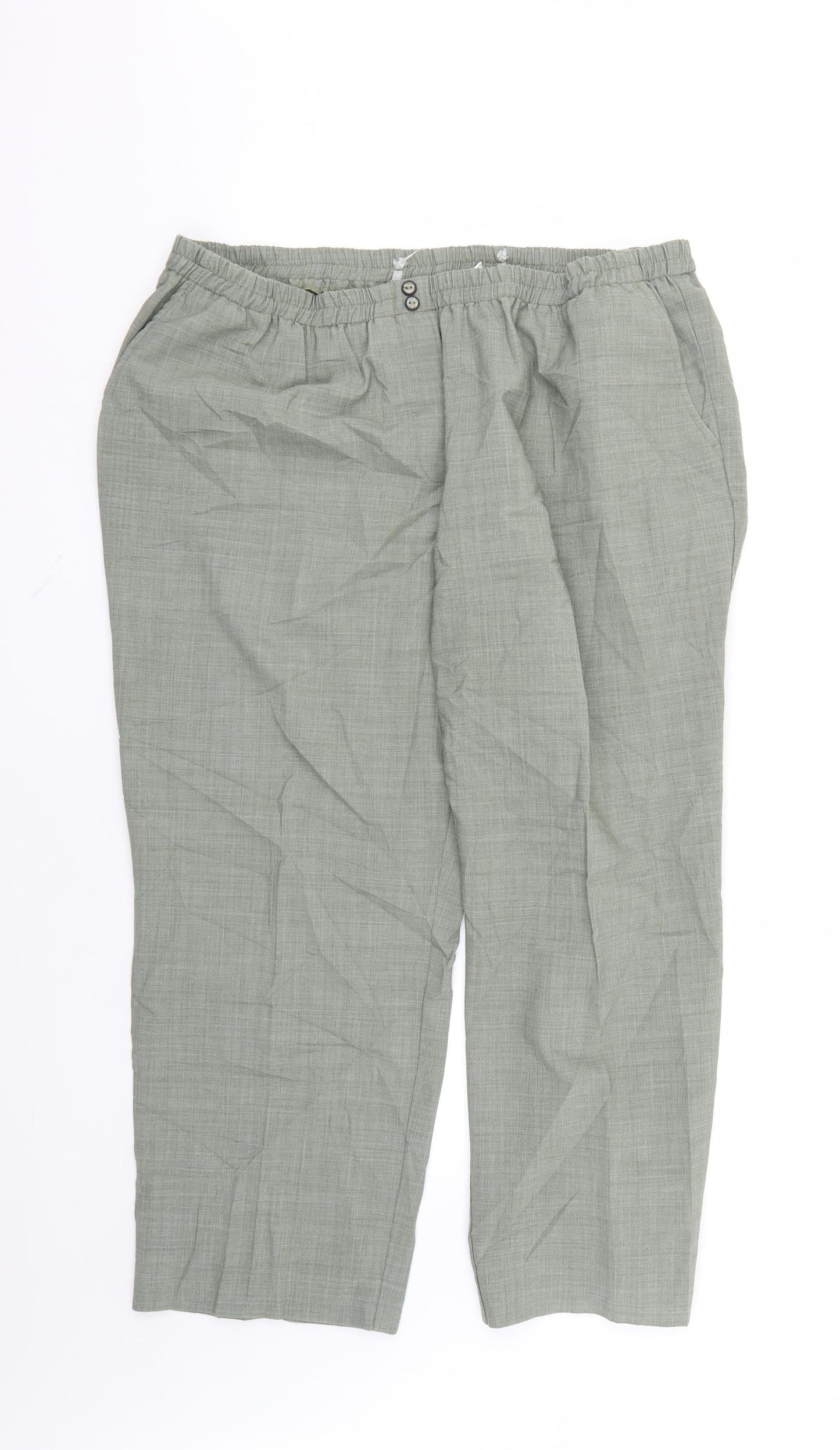 Preworn Womens Green   Trousers   L24 in