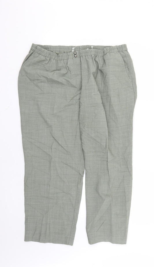 Preworn Womens Green   Trousers   L24 in