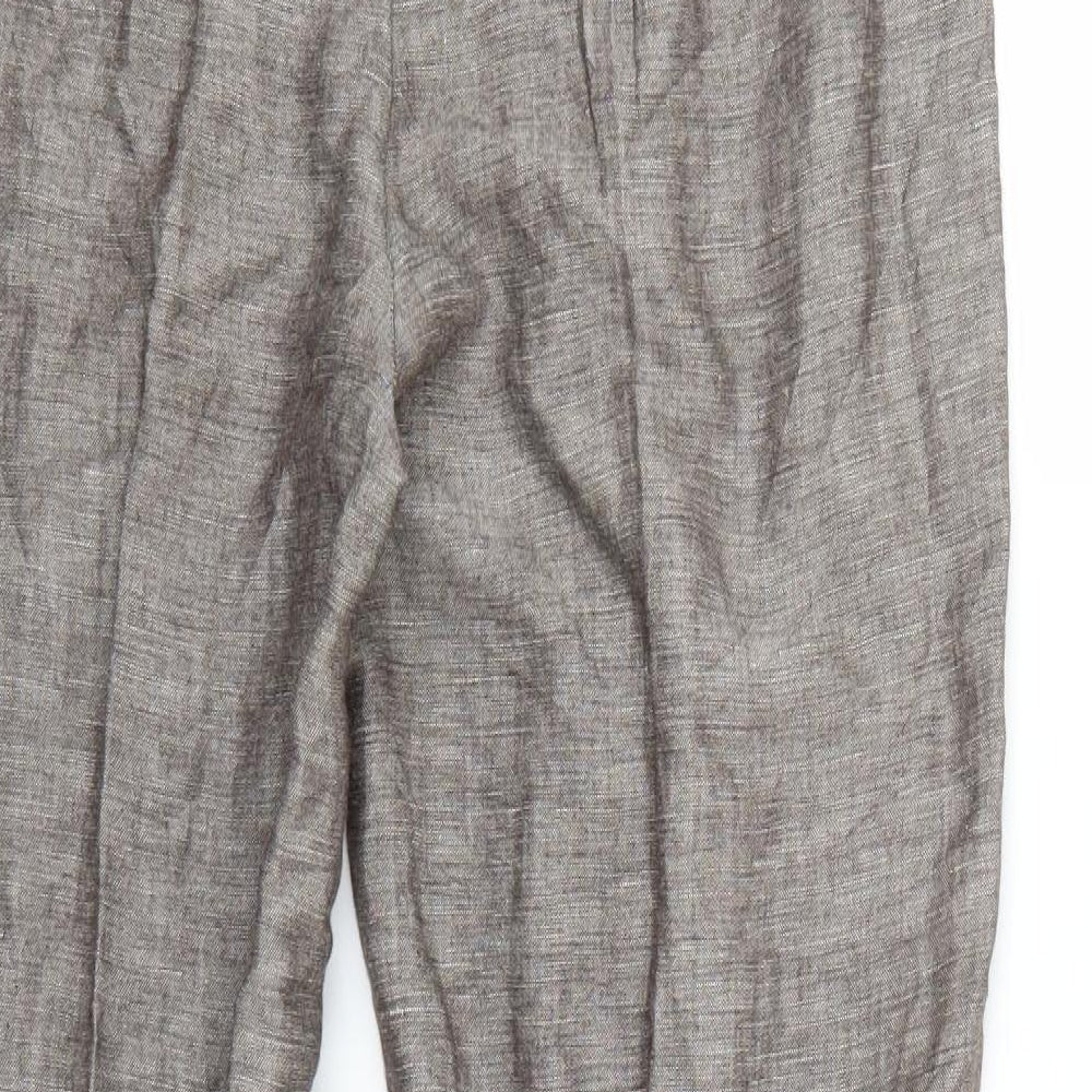 Papaya Womens Grey   Trousers  Size 10 L27 in